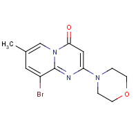 351002-16-9 9-bromo-7-methyl-2-morpholin-4-ylpyrido[1,2-a]pyrimidin-4-one chemical structure