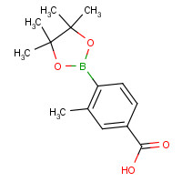 269409-74-7 3-methyl-4-(4,4,5,5-tetramethyl-1,3,2-dioxaborolan-2-yl)benzoic acid chemical structure