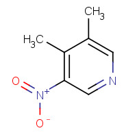 65169-36-0 3,4-dimethyl-5-nitropyridine chemical structure