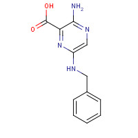 16312-55-3 3-amino-6-(benzylamino)pyrazine-2-carboxylic acid chemical structure