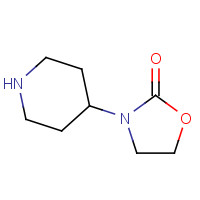 164518-96-1 3-piperidin-4-yl-1,3-oxazolidin-2-one chemical structure