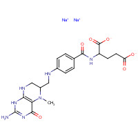 68792-52-9 disodium;2-[[4-[(2-amino-5-methyl-4-oxo-1,6,7,8-tetrahydropteridin-6-yl)methylamino]benzoyl]amino]pentanedioate chemical structure