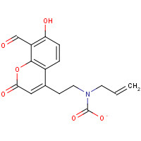 1607803-34-8 N-[2-(8-formyl-7-hydroxy-2-oxochromen-4-yl)ethyl]-N-prop-2-enylcarbamate chemical structure