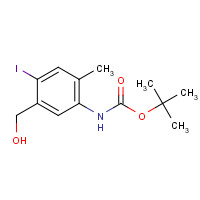885608-81-1 tert-butyl N-[5-(hydroxymethyl)-4-iodo-2-methylphenyl]carbamate chemical structure