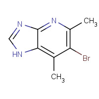 92336-10-2 6-bromo-5,7-dimethyl-1H-imidazo[4,5-b]pyridine chemical structure