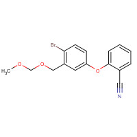 906673-52-7 2-[4-bromo-3-(methoxymethoxymethyl)phenoxy]benzonitrile chemical structure