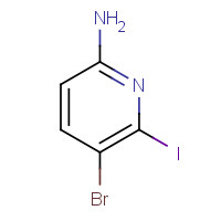 1223748-35-3 5-bromo-6-iodopyridin-2-amine chemical structure
