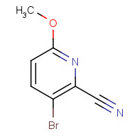 1186637-43-3 3-bromo-6-methoxypyridine-2-carbonitrile chemical structure