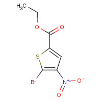 2160-52-3 ethyl 5-bromo-4-nitrothiophene-2-carboxylate chemical structure