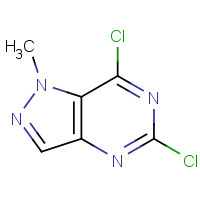 939979-32-5 5,7-dichloro-1-methylpyrazolo[4,3-d]pyrimidine chemical structure