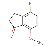127033-13-0 4-fluoro-7-methoxy-2,3-dihydroinden-1-one chemical structure