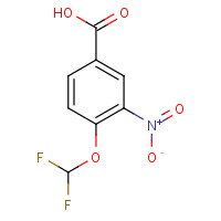 906747-90-8 4-(difluoromethoxy)-3-nitrobenzoic acid chemical structure