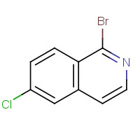 1196146-81-2 1-bromo-6-chloroisoquinoline chemical structure