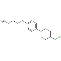 93205-84-6 1-[4-(chloromethyl)cyclohexyl]-4-pentylbenzene chemical structure
