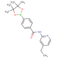 1418307-36-4 N-(4-ethylpyridin-2-yl)-4-(4,4,5,5-tetramethyl-1,3,2-dioxaborolan-2-yl)benzamide chemical structure