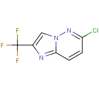 109113-97-5 6-chloro-2-(trifluoromethyl)imidazo[1,2-b]pyridazine chemical structure