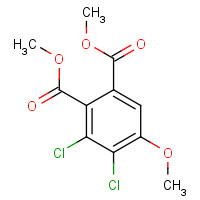 57296-47-6 dimethyl 3,4-dichloro-5-methoxybenzene-1,2-dicarboxylate chemical structure