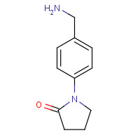 36151-42-5 1-[4-(aminomethyl)phenyl]pyrrolidin-2-one chemical structure