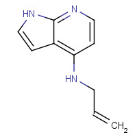 640735-22-4 N-prop-2-enyl-1H-pyrrolo[2,3-b]pyridin-4-amine chemical structure