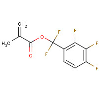 114859-23-3 [difluoro-(2,3,4-trifluorophenyl)methyl] 2-methylprop-2-enoate chemical structure