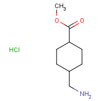 54640-02-7 methyl 4-(aminomethyl)cyclohexane-1-carboxylate;hydrochloride chemical structure
