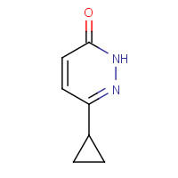 1161737-33-2 3-cyclopropyl-1H-pyridazin-6-one chemical structure