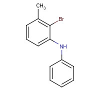 1319197-36-8 2-bromo-3-methyl-N-phenylaniline chemical structure