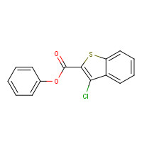 63674-39-5 phenyl 3-chloro-1-benzothiophene-2-carboxylate chemical structure