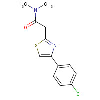 679802-69-8 2-[4-(4-chlorophenyl)-1,3-thiazol-2-yl]-N,N-dimethylacetamide chemical structure