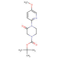 1284249-93-9 tert-butyl 4-(5-methoxypyridin-2-yl)-3-oxopiperazine-1-carboxylate chemical structure