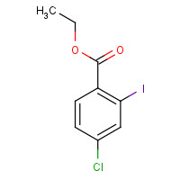 1020174-06-4 ethyl 4-chloro-2-iodobenzoate chemical structure