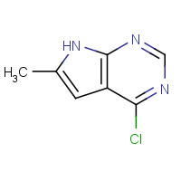 35808-68-5 4-chloro-6-methyl-7H-pyrrolo[2,3-d]pyrimidine chemical structure