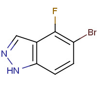 1082041-85-7 5-bromo-4-fluoro-1H-indazole chemical structure