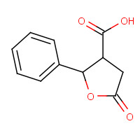 13389-88-3 5-oxo-2-phenyloxolane-3-carboxylic acid chemical structure