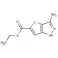 648411-36-3 ethyl 3-amino-1H-thieno[3,2-c]pyrazole-5-carboxylate chemical structure