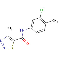 223580-51-6 N-(3-chloro-4-methylphenyl)-4-methylthiadiazole-5-carboxamide chemical structure