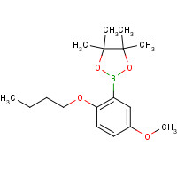 1073545-05-7 2-(2-butoxy-5-methoxyphenyl)-4,4,5,5-tetramethyl-1,3,2-dioxaborolane chemical structure