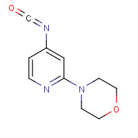 876316-43-7 4-(4-isocyanatopyridin-2-yl)morpholine chemical structure