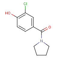 1019361-97-7 (3-chloro-4-hydroxyphenyl)-pyrrolidin-1-ylmethanone chemical structure