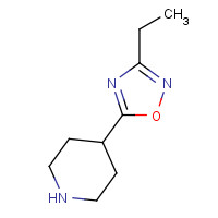 912761-48-9 3-ethyl-5-piperidin-4-yl-1,2,4-oxadiazole chemical structure