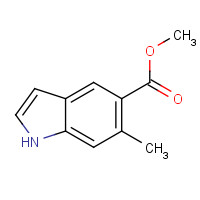672293-36-6 methyl 6-methyl-1H-indole-5-carboxylate chemical structure