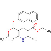 34148-71-5 diethyl 2,6-dimethyl-4-naphthalen-1-yl-1,4-dihydropyridine-3,5-dicarboxylate chemical structure