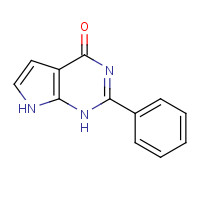 91493-94-6 2-phenyl-1,7-dihydropyrrolo[2,3-d]pyrimidin-4-one chemical structure