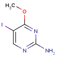 89322-66-7 5-iodo-4-methoxypyrimidin-2-amine chemical structure