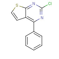 56844-18-9 2-chloro-4-phenylthieno[2,3-d]pyrimidine chemical structure