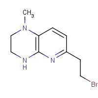 721921-01-3 6-(2-bromoethyl)-1-methyl-3,4-dihydro-2H-pyrido[2,3-b]pyrazine chemical structure