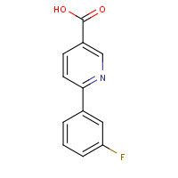 582325-22-2 6-(3-fluorophenyl)pyridine-3-carboxylic acid chemical structure