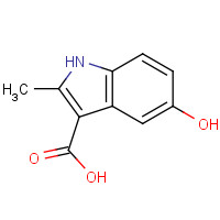 71982-15-5 5-hydroxy-2-methyl-1H-indole-3-carboxylic acid chemical structure