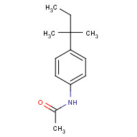 7463-20-9 N-[4-(2-methylbutan-2-yl)phenyl]acetamide chemical structure