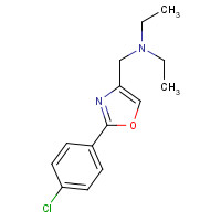 1197783-89-3 N-[[2-(4-chlorophenyl)-1,3-oxazol-4-yl]methyl]-N-ethylethanamine chemical structure